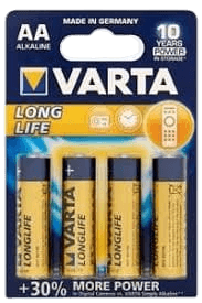VARTA DOUBLE (AA) BATTERY 4`S