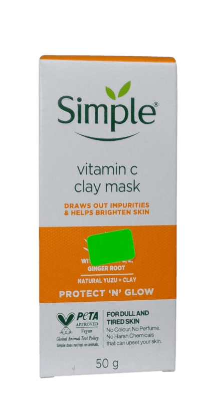 SIMPLE VITAMIN C CLAY MASK 50G