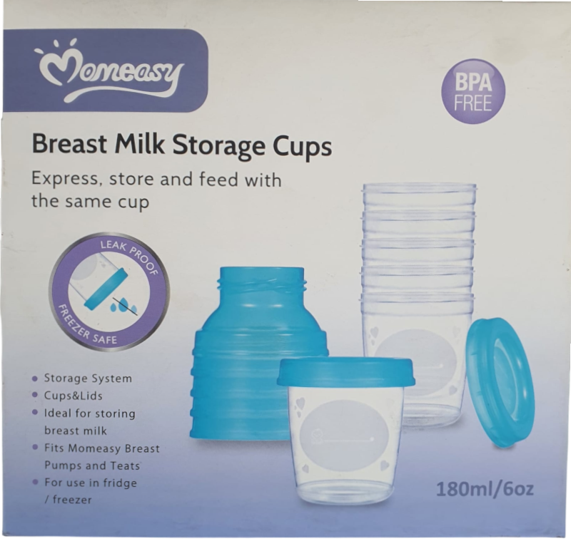 BREAST MILK STORAGE CUPS 180ML
