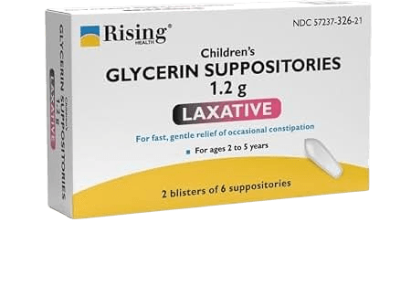 GLYCERINE 1.2G SUPPOSITORY