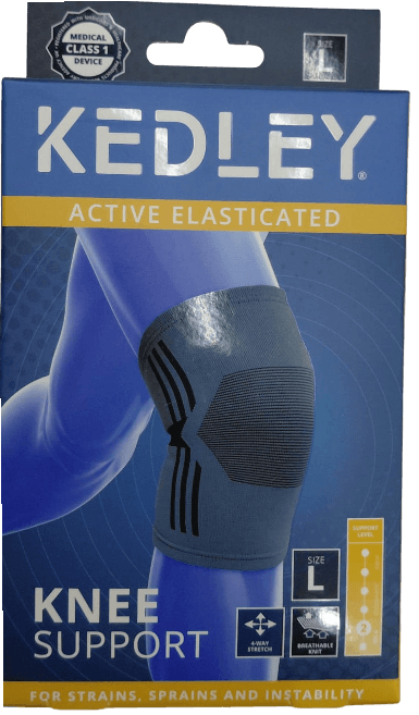 KEDLEY ELASTICATED KNEE SUPPORT L