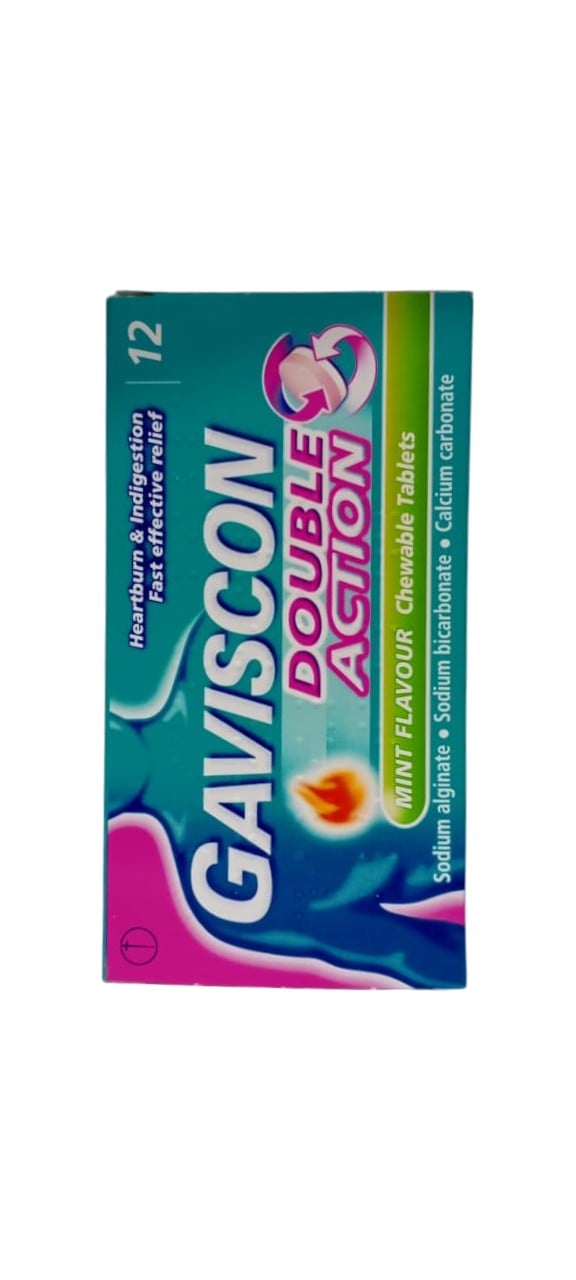 GAVISCON-DOUBLE-ACTION-MINT-FLAVOUR-CHEWABLE-TABS-12S