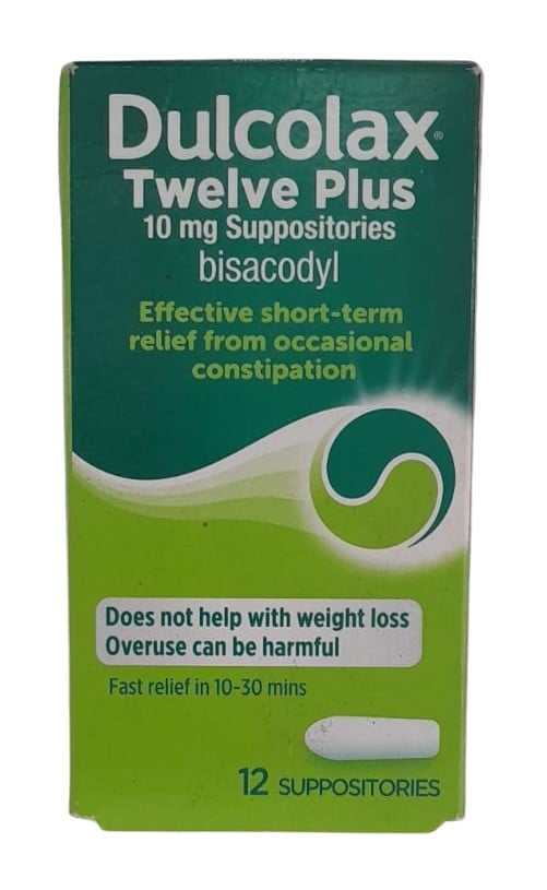 DULCOLAX 10MG SUPPOSITORIES 12'S