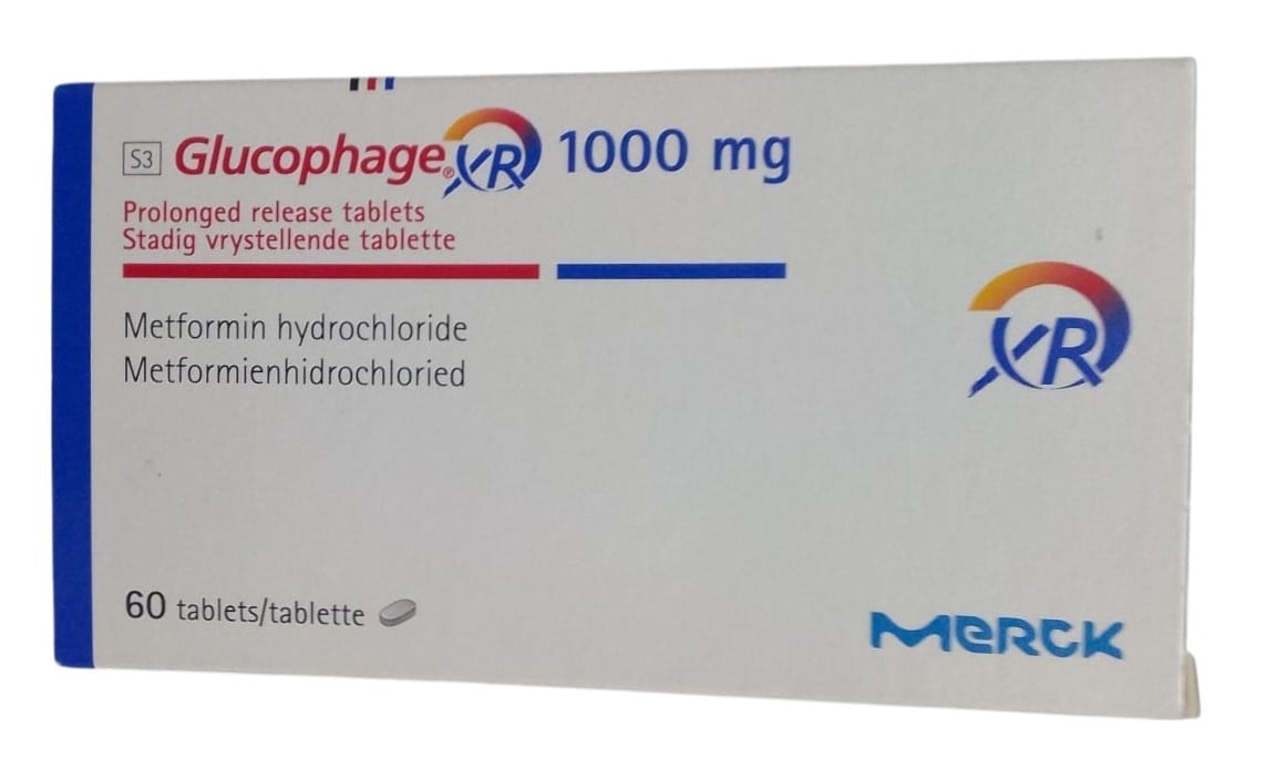 GLUCOPHAGE XR 1G 60S
