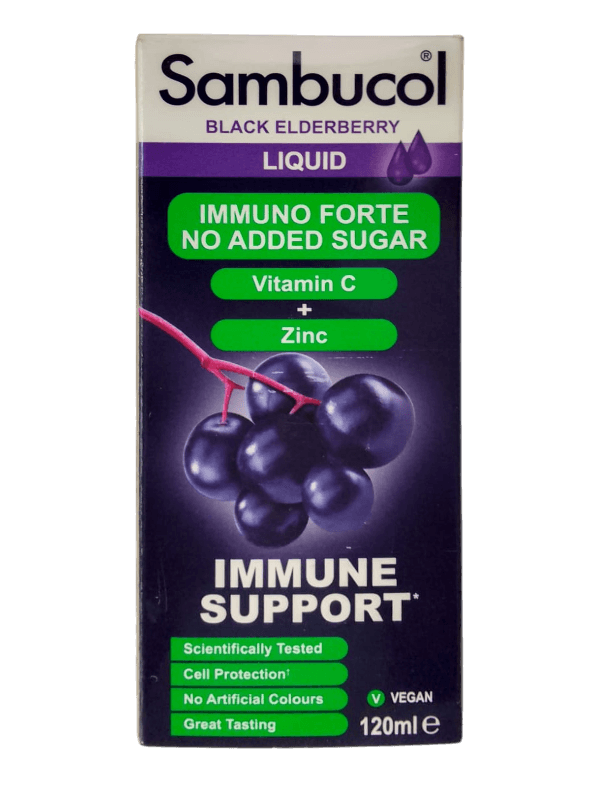 SAMBUCOL IMMUNO FORT IMMUNO FORTE, VIT C, ZN
LIQUID