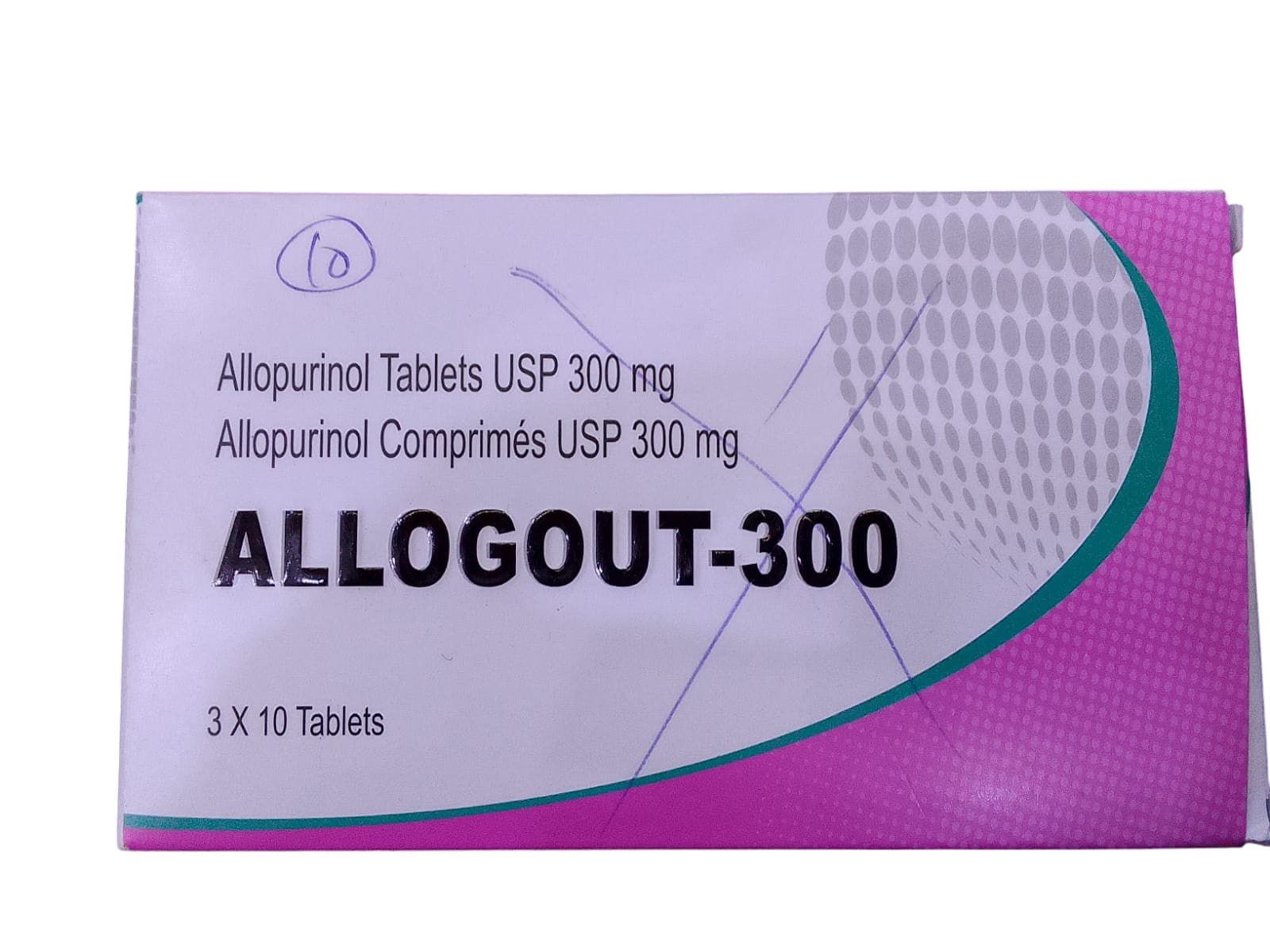 ALLOGOUT (ALLOPURINOL) 300MG TABLETS 30'S