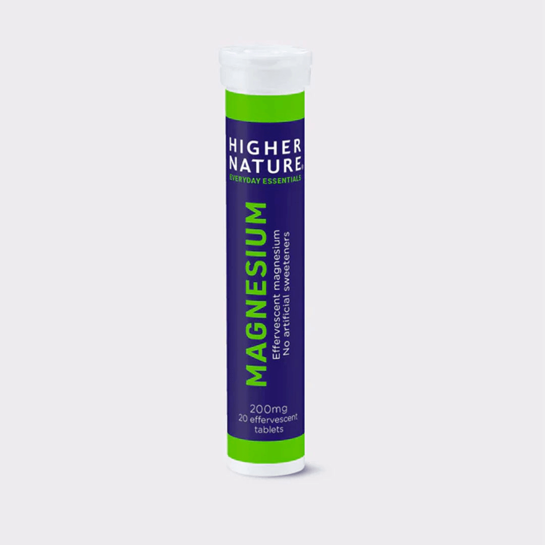 HIGHER NATURE MAGNESIUM EFFERVESCENT 200MG TABLETS 20'S