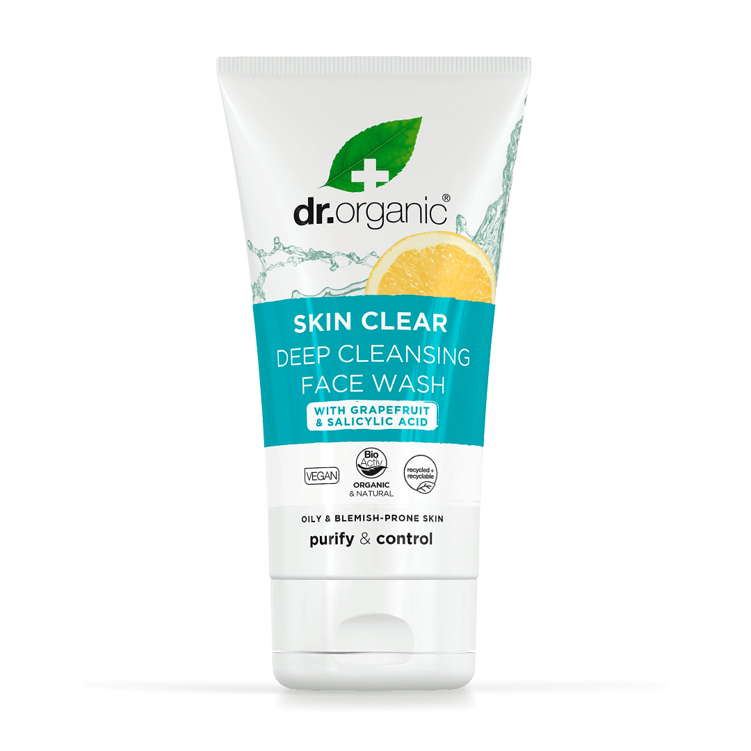DR ORGANIC SKIN CLEAR DEEP CLEANSING FACE WASH PURIFY & CNTROL 125ML