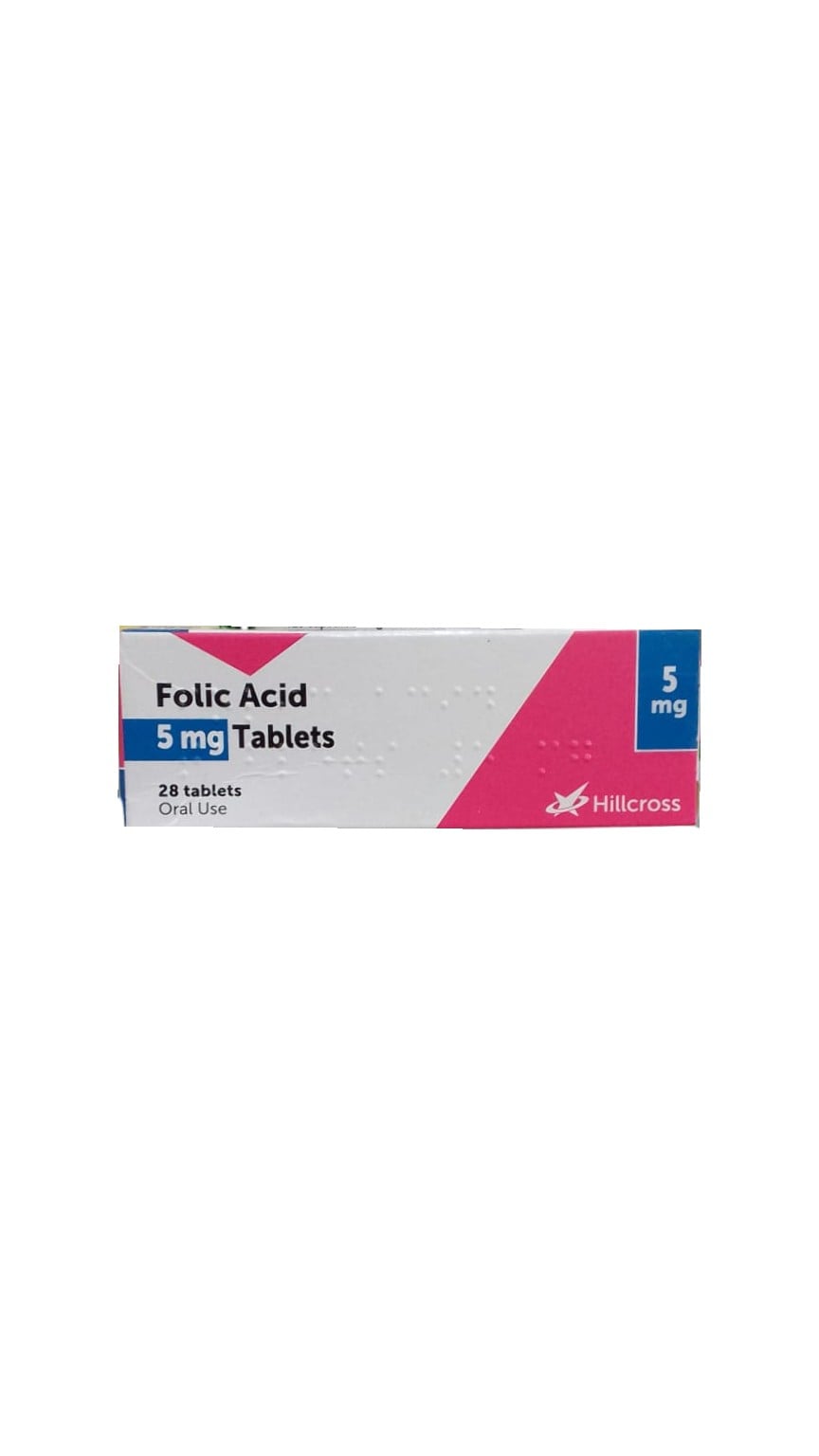 HILLCROSS FOLIC ACID 5MG TABS 28S