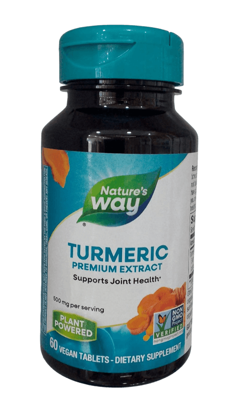NATURES WAY TURMERIC 500MG TABS 60s