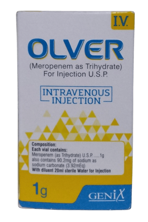 OLVER (MEROPENEM) 1 GM INJECTION