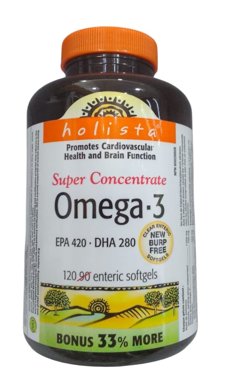 HOLISTA OMEGA-3 SOFTGELS 120S