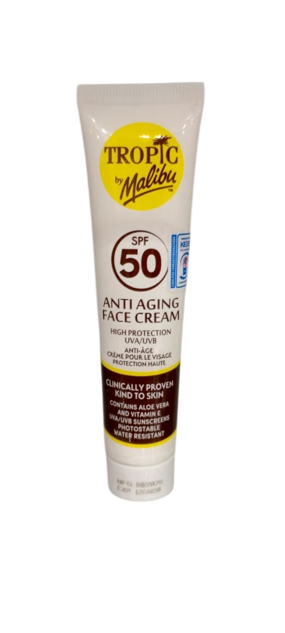 MALIBU TROPIC SPF 50-ANTI-AGING-FACE-CREAM 40ML