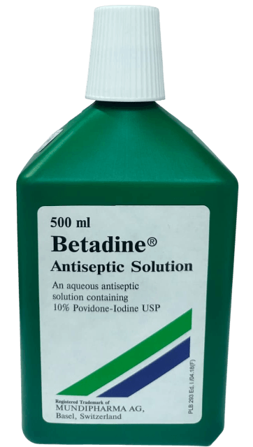 BETADINE ANTISEPTIC 500ML