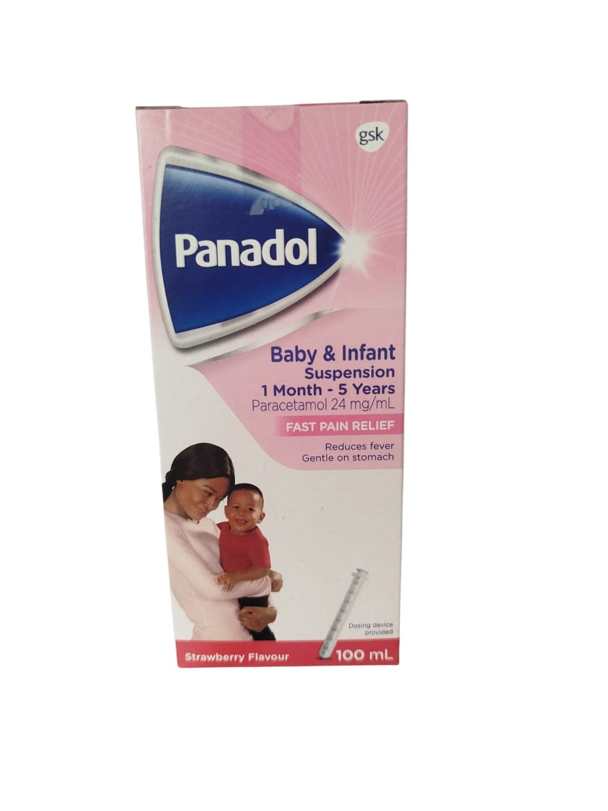 PANADOL BABY AND INFANT SUSP STRAWBERRY 24MG/ML 100ML