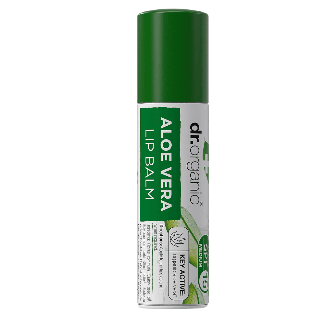 DR ORGANIC ALOE VERA LIP BALM SPF 15 7ML