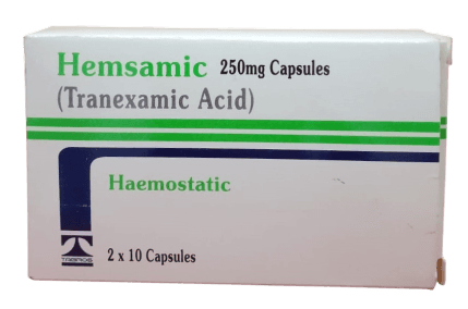 HEMSAMIC CAPS 250MG 20'S