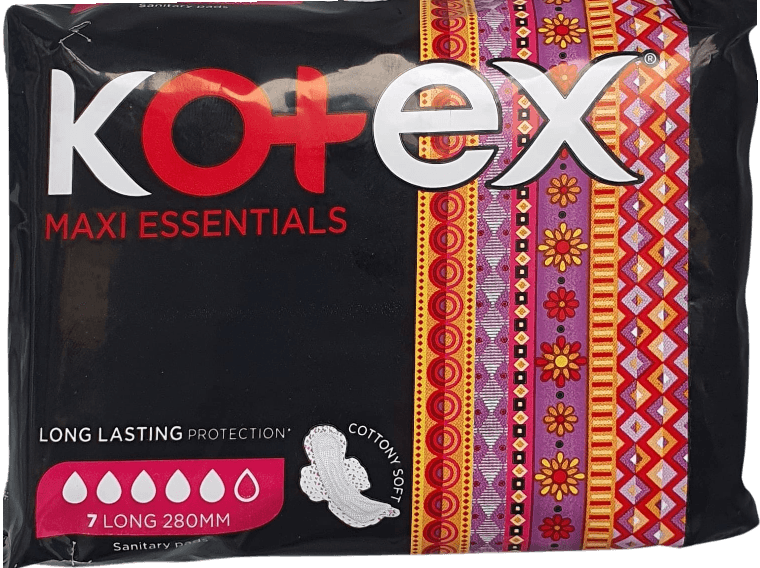 KOTEX MAXI LONG 7S BLACK