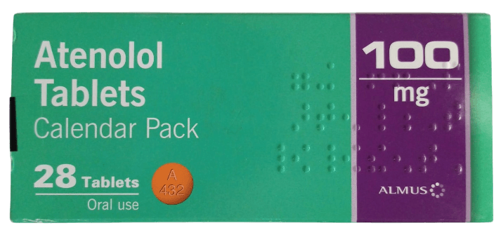 ATENOLOL 100MG (CRESENT) TABLETS 28'S