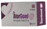 ATORGOOD (ATORVASTATIN) 10MG TABLETS 30'S