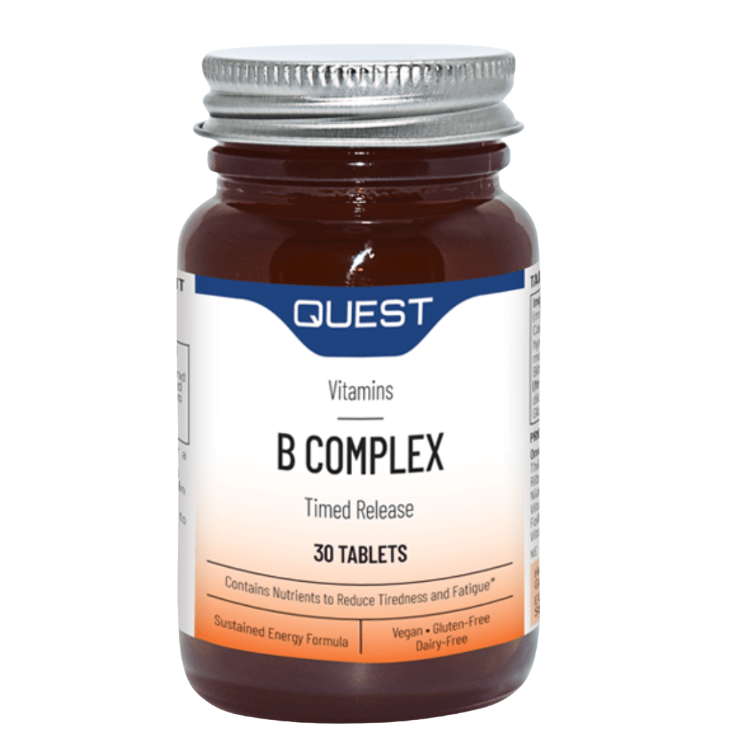 QUEST B COMPLEX TIMED RELEASE 30 TABLETS