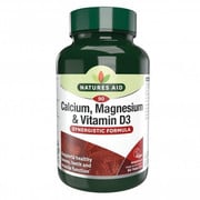 NATURES AID CALCIUM MAGNESIUM AND VITAMIN D3 SYNERGISTIC FORMULA 90 TABLETS
