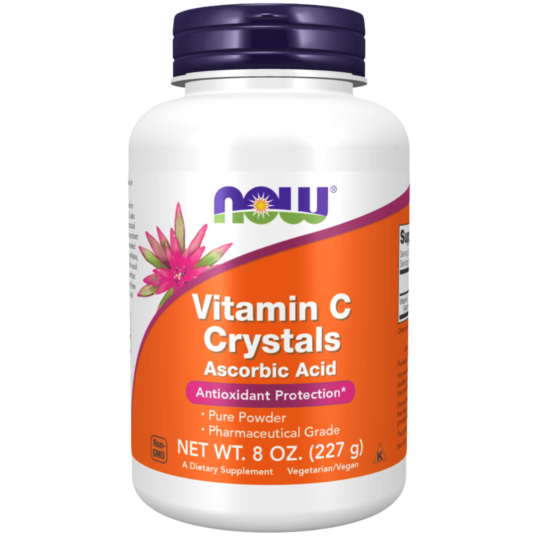 NOW VITAMIN C CRYSTALS ASCORBIC ACID POWDER 227GMS