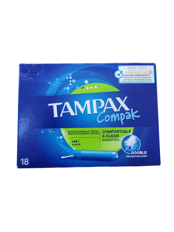 TAMPAX COMPAK SUPER 18"S