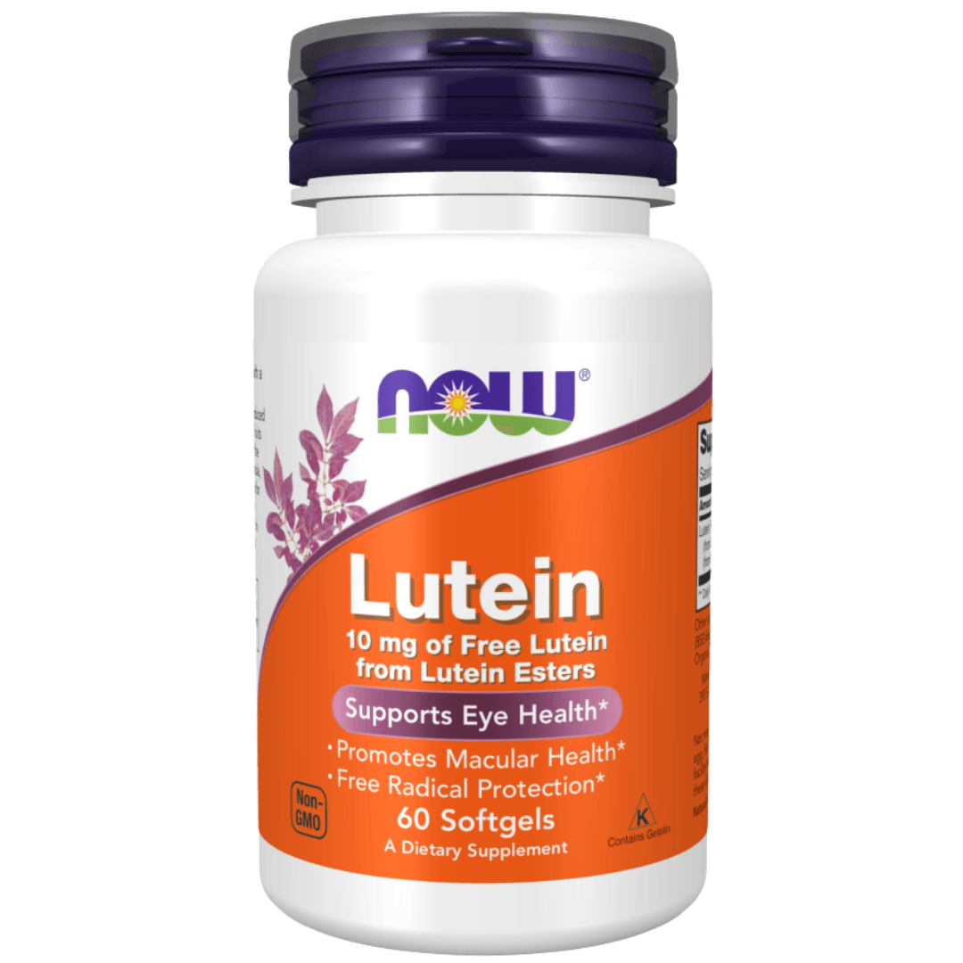 NOW LUTEIN 10MG FROM LUTEIN ESTERS SOFTGELS 60'S