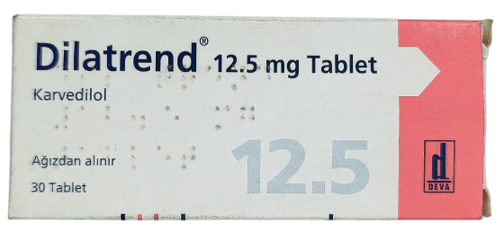 DILATREND 12.5MG TURKEY