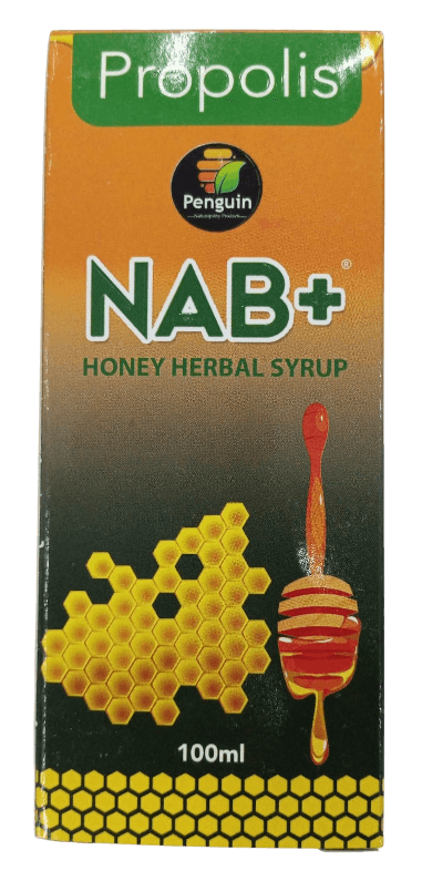 NAB+ HONEY HERBAL SYRUP WITH PROPOLIS 100MLS