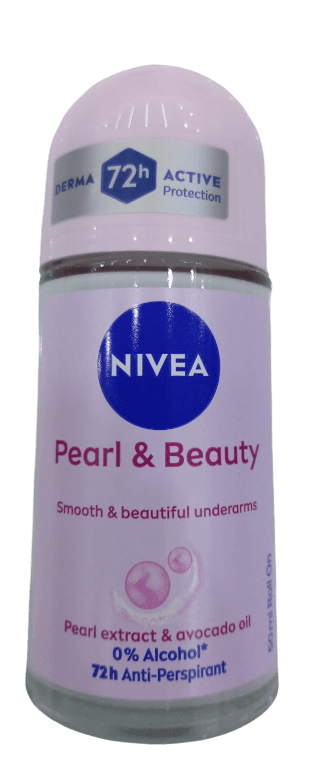 NIVEA ROLL ON WOMAN BLACK PEARL & BEAUTY ANTI PERSPIRANT 50ML