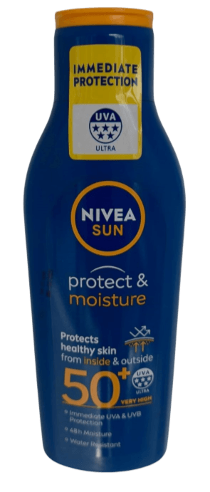 NIVEA SUN PROTECT & MOISTURE SPRAY SPF50+ 200ML (6695)