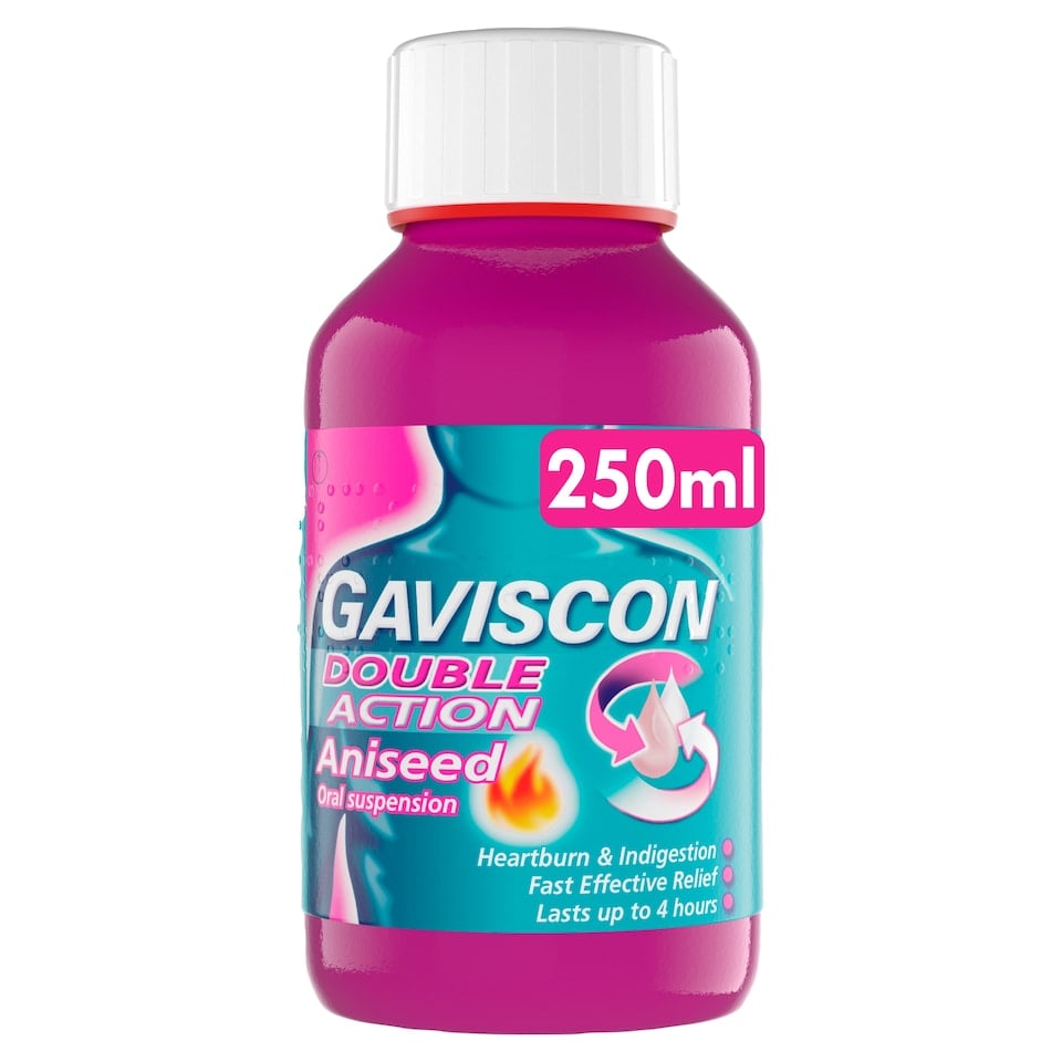 GAVISCON DOUBLE ACTION ANISEED ORAL SUSPENSION 250ML