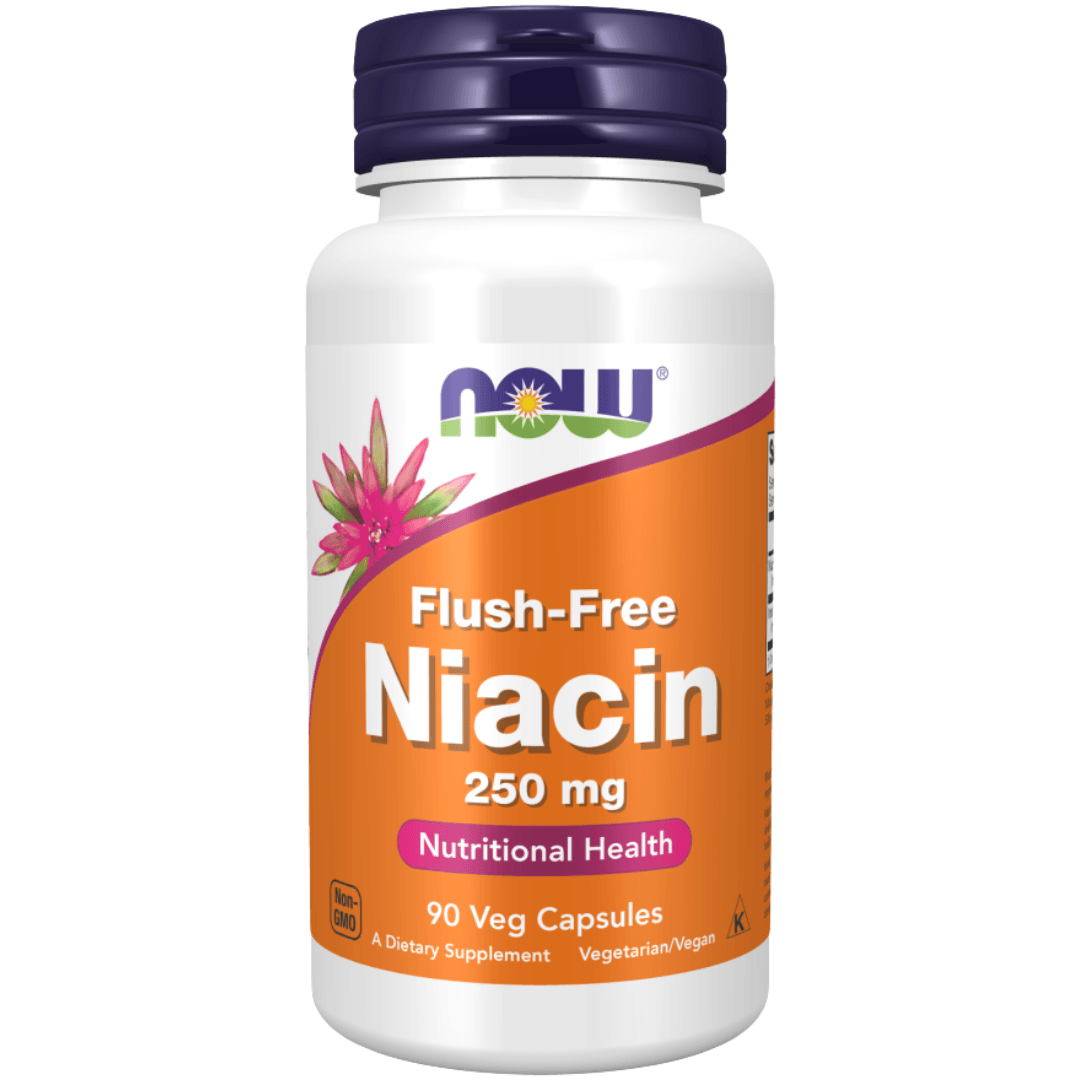 NOW FLUSH FREE NIACIN 250MG 90VEG CAPSULES