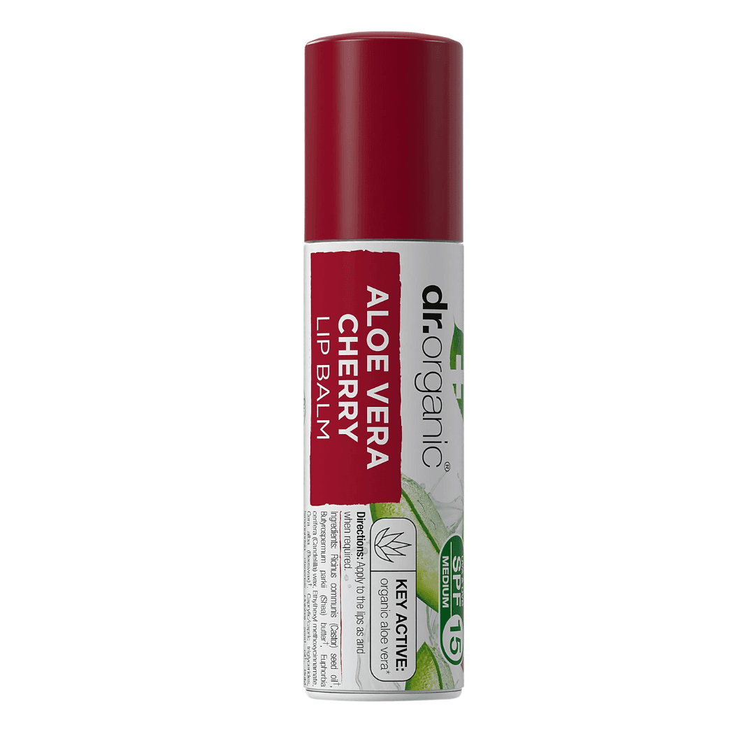 DR ORGANIC CHERRY LIP BALM SPF 15