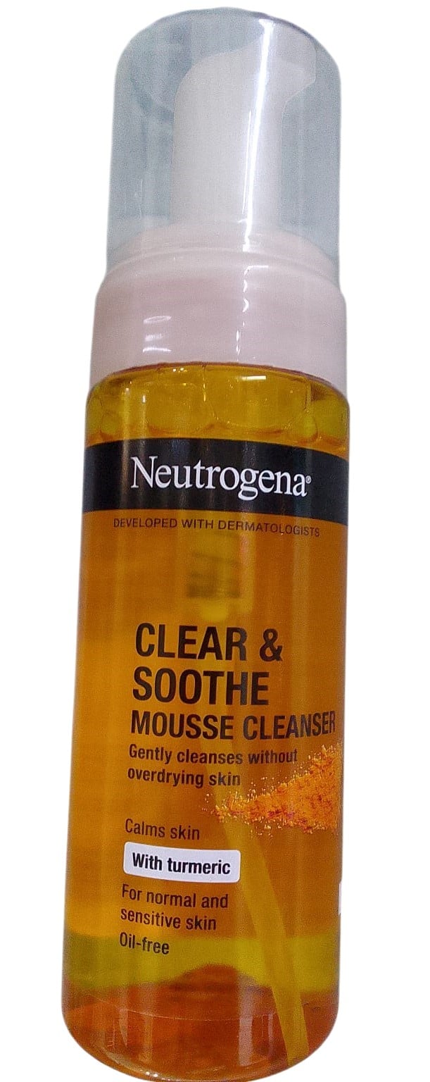 NEUTROGENA-CLEAR-SOOTHE-MOUSSE-CLEANSER 150ML