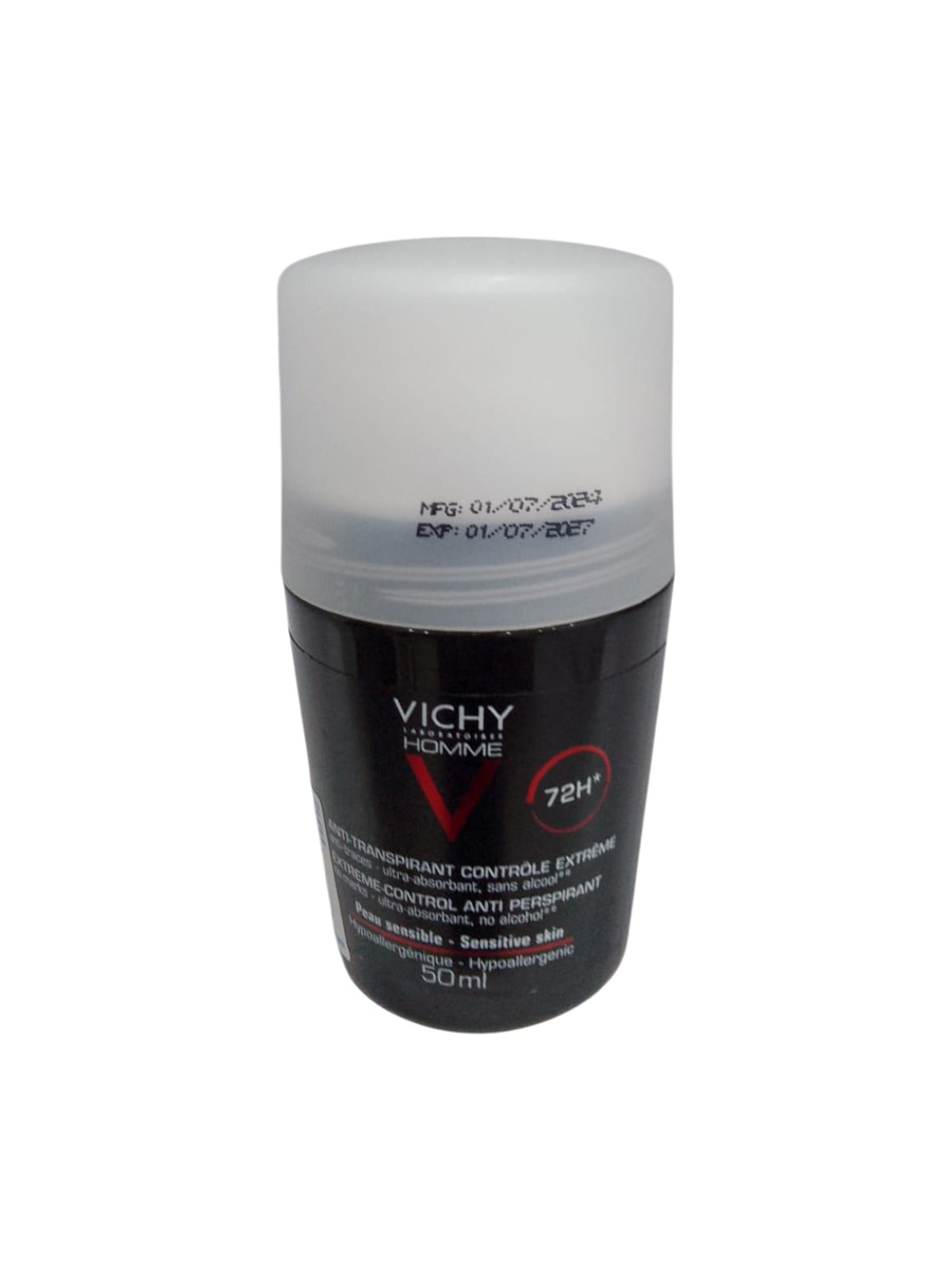 VICHY-MEN DEO ROLL ON BLACK 50ML