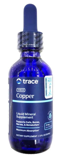 TM COPPER IONIC SOLUTION MINERAL SUPPLEMENT 59ML