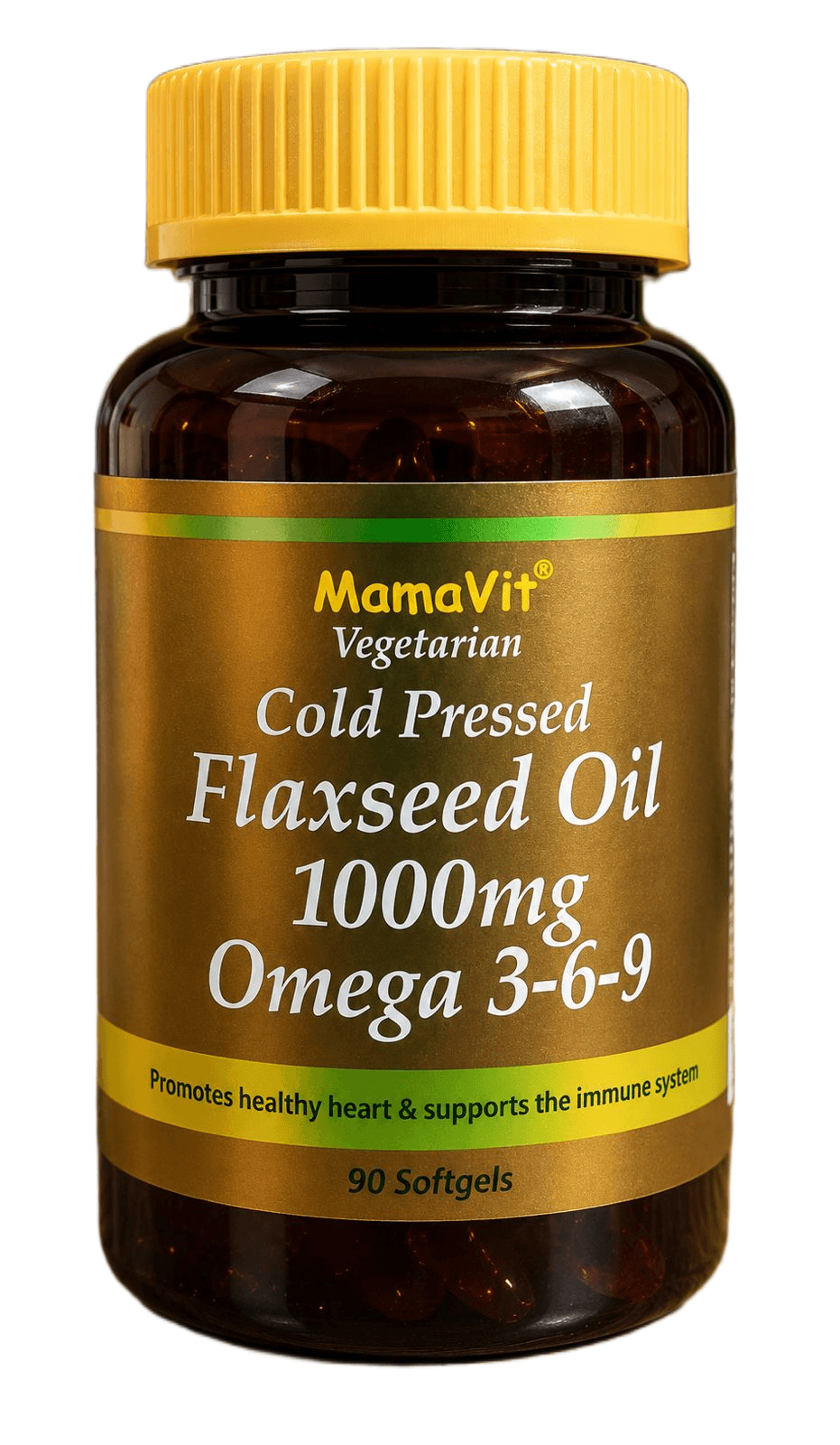 MAMAVIT COLD PRESSED FLAXSEED OIL OMEGA3 6 9 1000MG 90 SOFTGELS