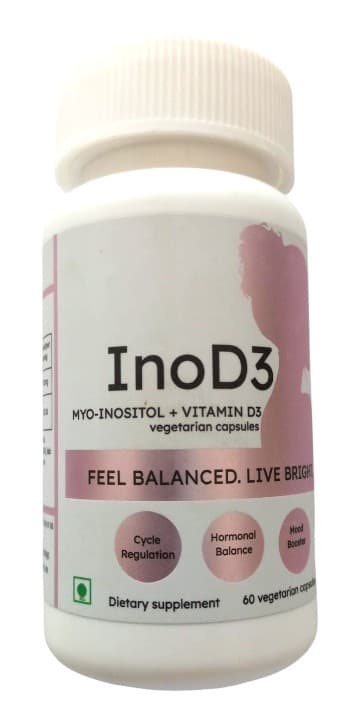 INOD3 MYO-INOSITAL + VIT D3 VEGAN CAPSULES 60'S