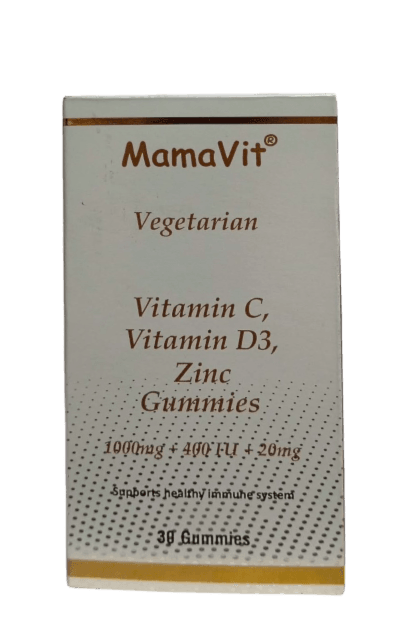 MAMAVIT VITAMIN C 1000MG VITAMIN D3 400 IU ZINC 20MG 30 GUMMIES