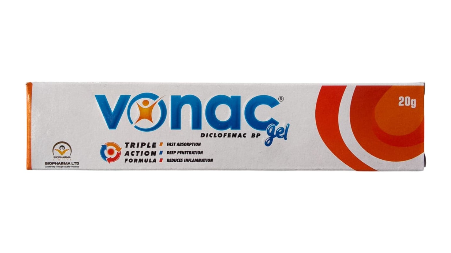 VONAC (DICLOFENAC) GEL 20GMS