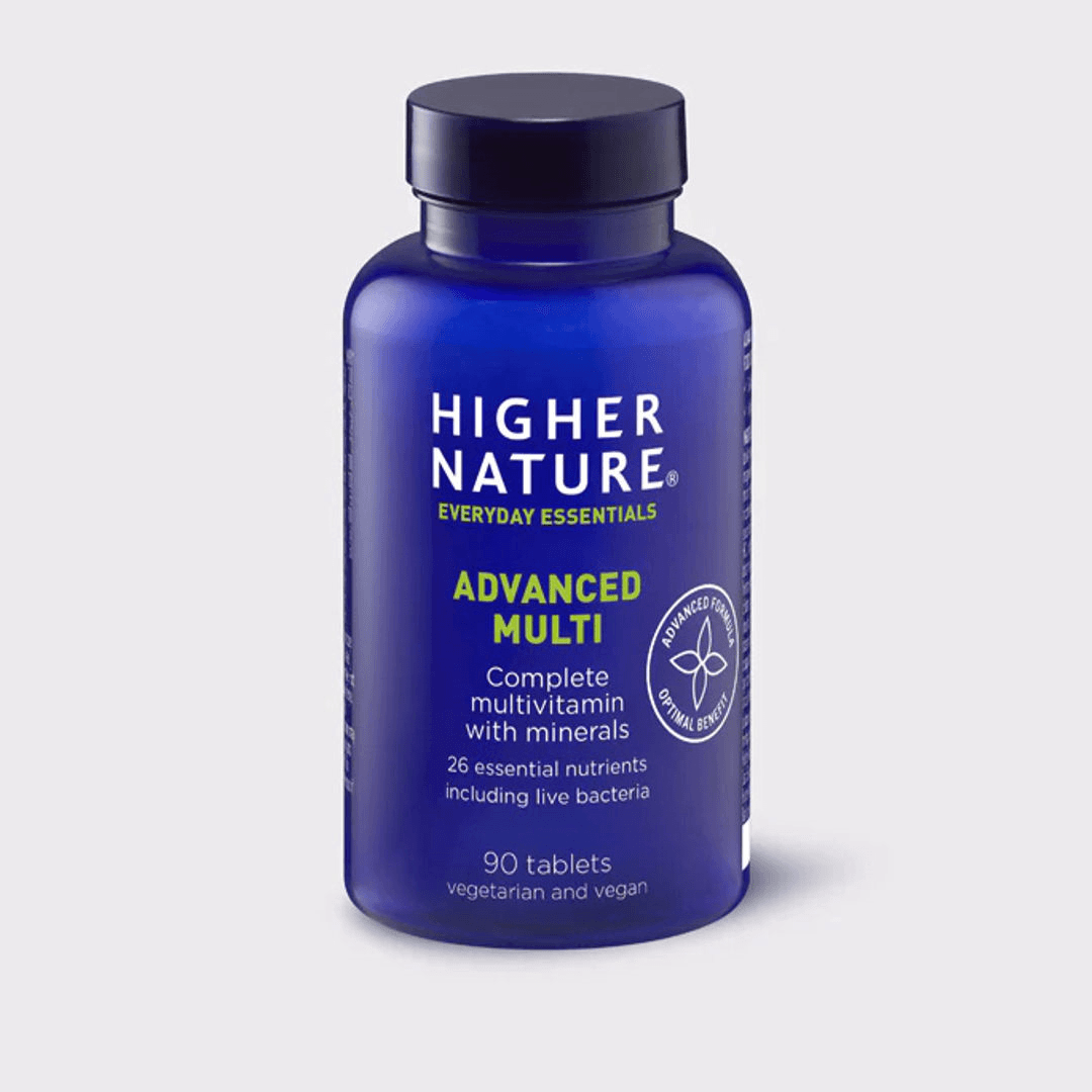 HIGHER NATURE ADVANCED MULTIVITAMIN WITH MINERALS TABLETS 90'S