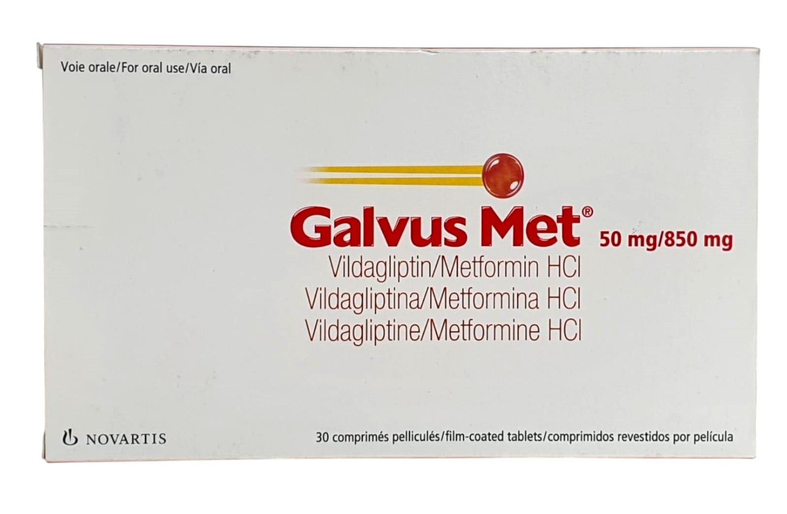 GALVUSMET 50MG/850MG TABLETS 30'S