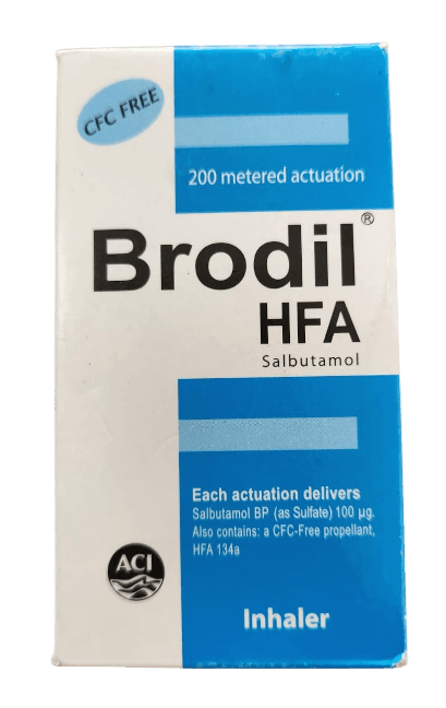 BRODIL HFA (SALBUTAMOL) INHALER
