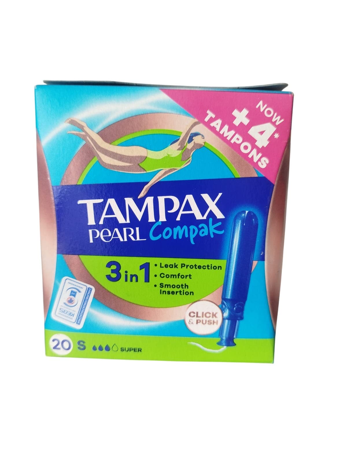 TAMPAX PEARL COMPAK REGULAR 16'S