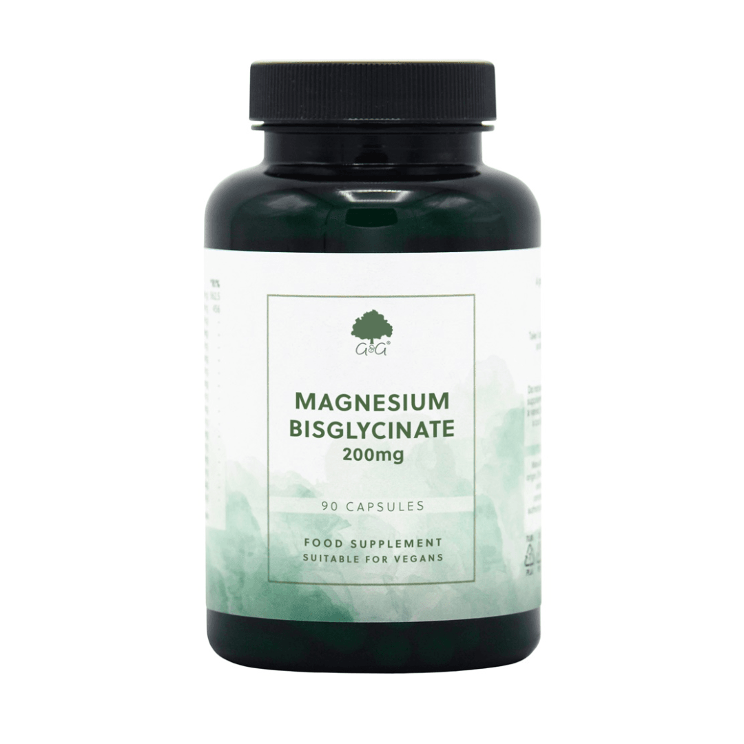 G AND G MAGNESIUM BISGLYCINATE 200MG CAPSULES 90'S