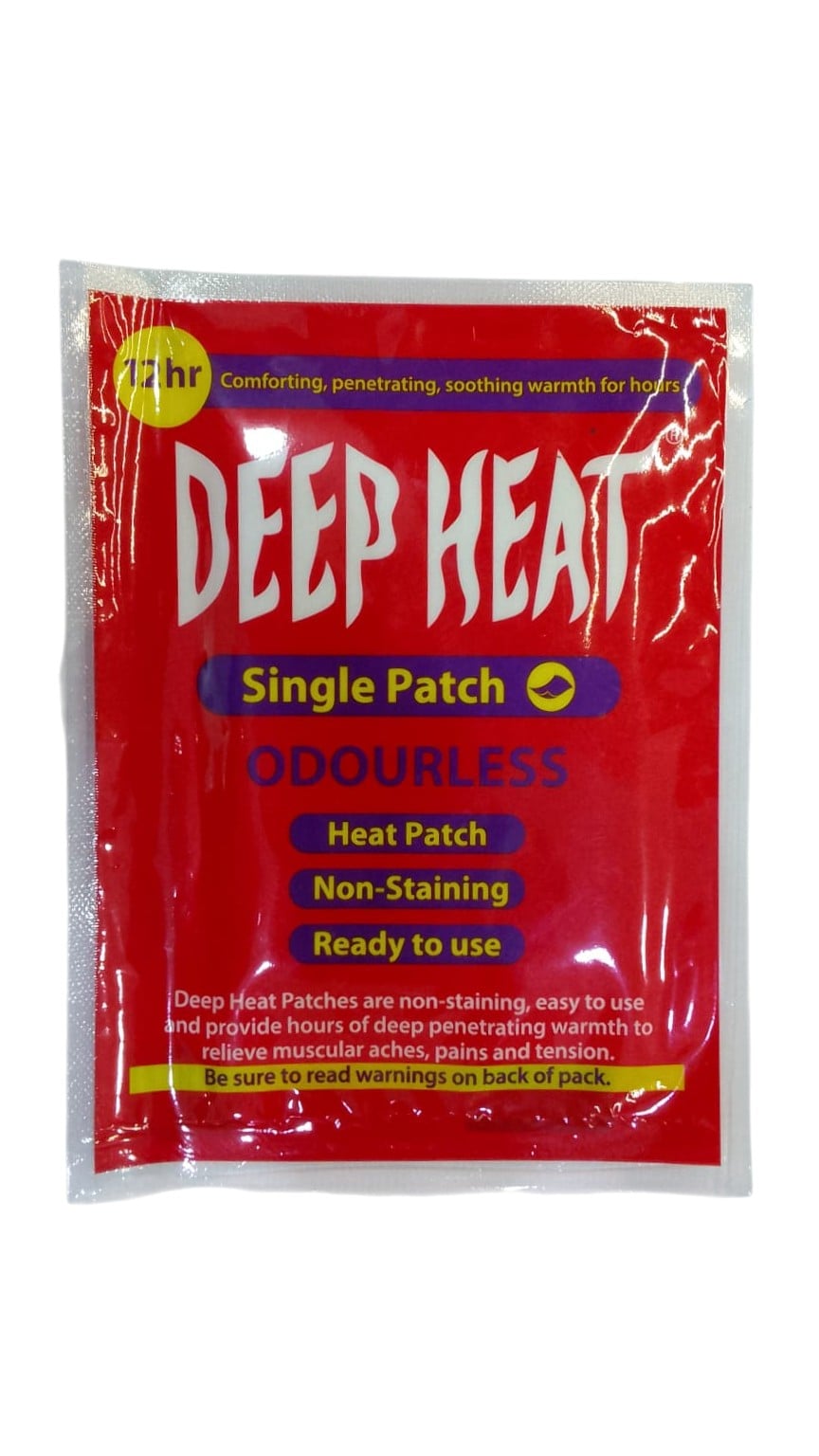 DEEP HEAT ODOURLESS PATCH 1'S