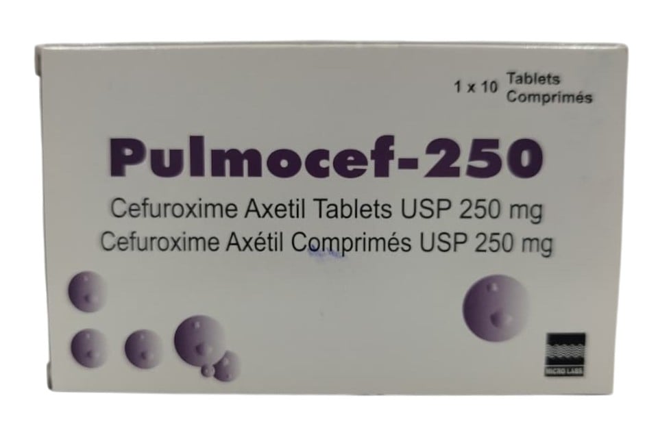 PULMOCEF (CEFUROXIME) 250MG TABLETS 10'S